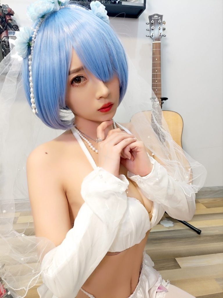 Coser@小女巫露娜 Vol.006: 雷姆婚纱