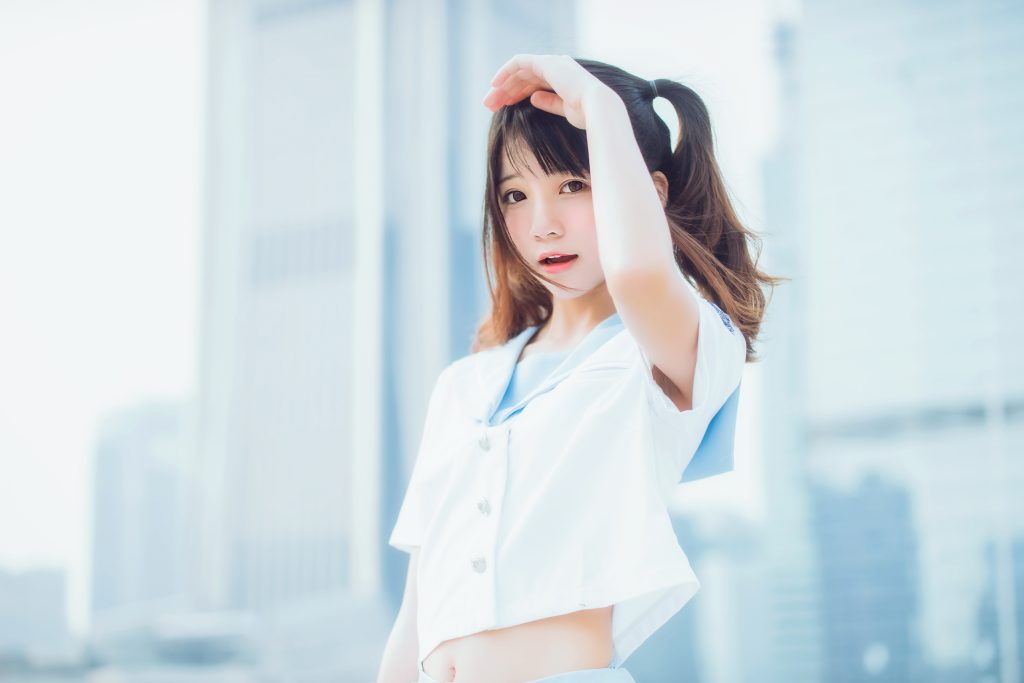 Watch sexy Coser@桜桃喵 Vol.004: JK女子高中生 photos