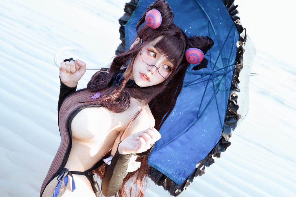 Watch sexy Coser@一笑芳香沁: 紫式部 photos