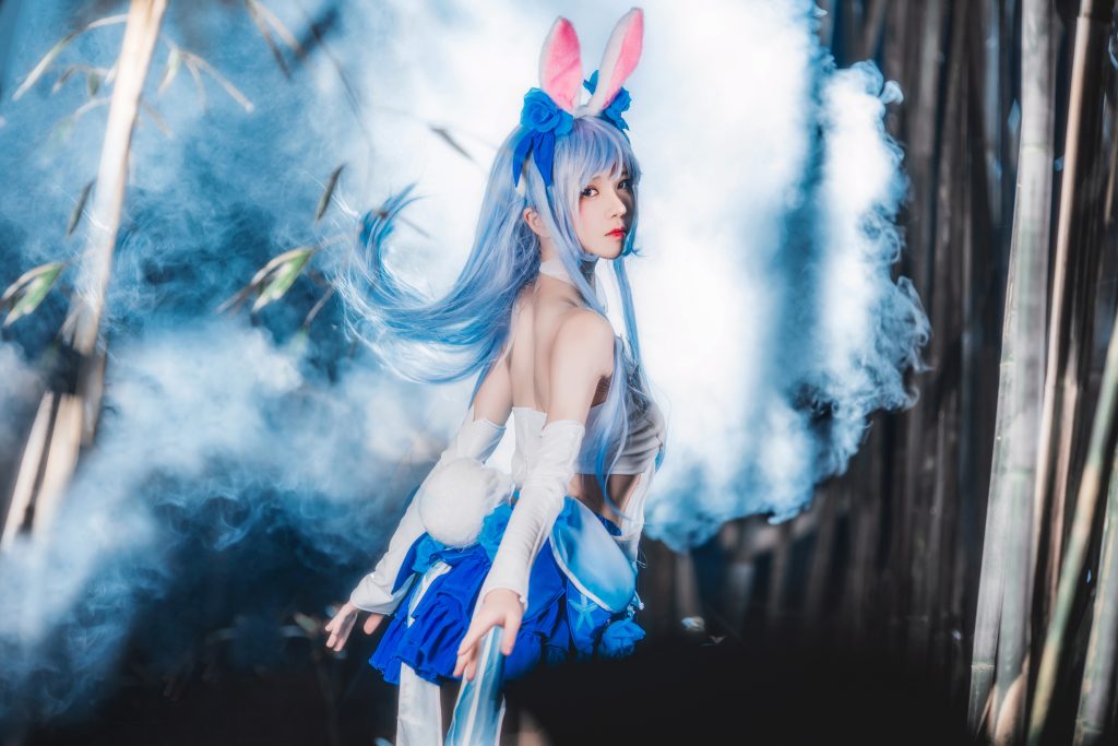 Watch sexy Coser@桜桃喵 Vol.026: 花间舞 photos