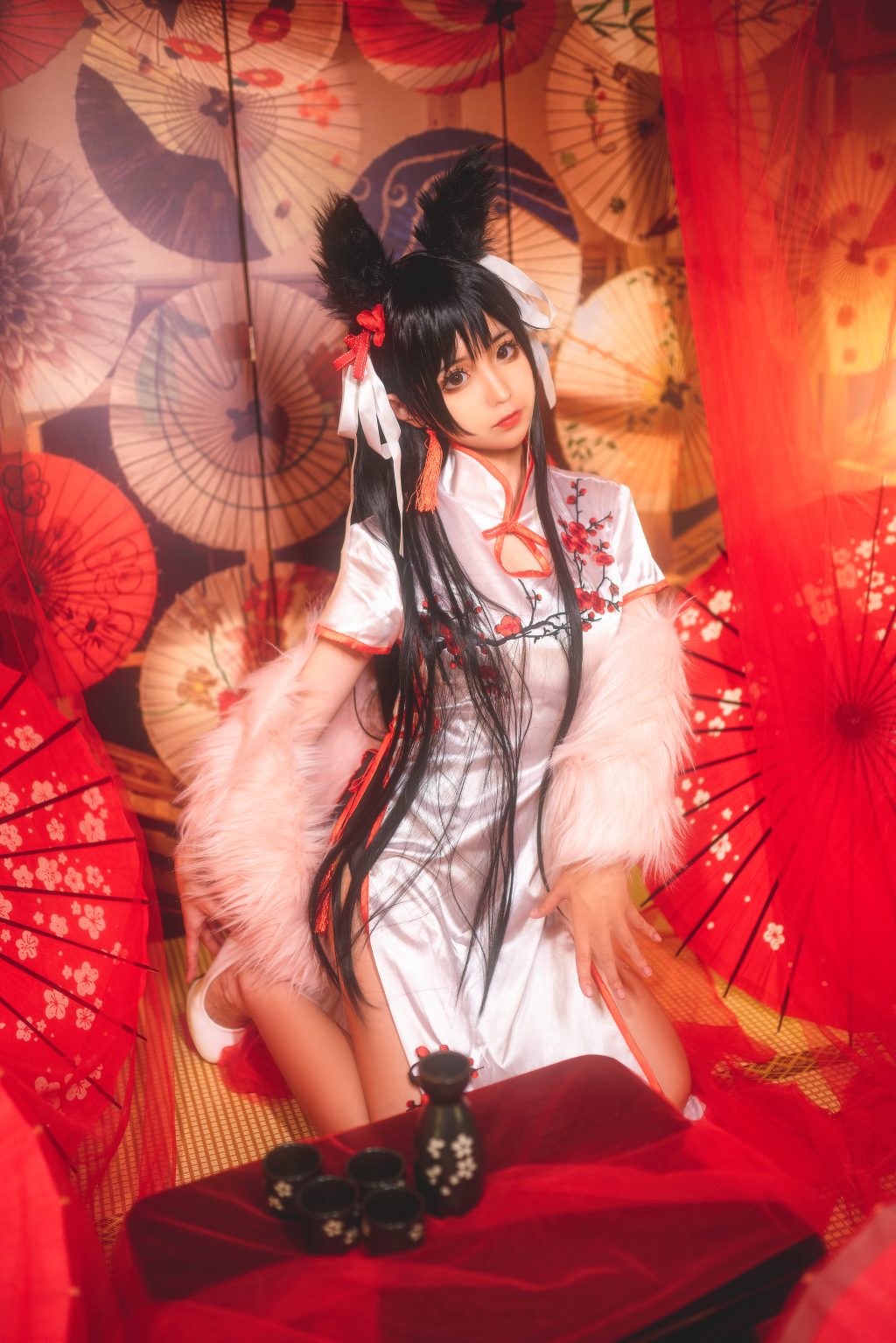 Watch sexy Coser@蠢沫沫 (chunmomo) Vol.006: 爱宕旗袍 photos