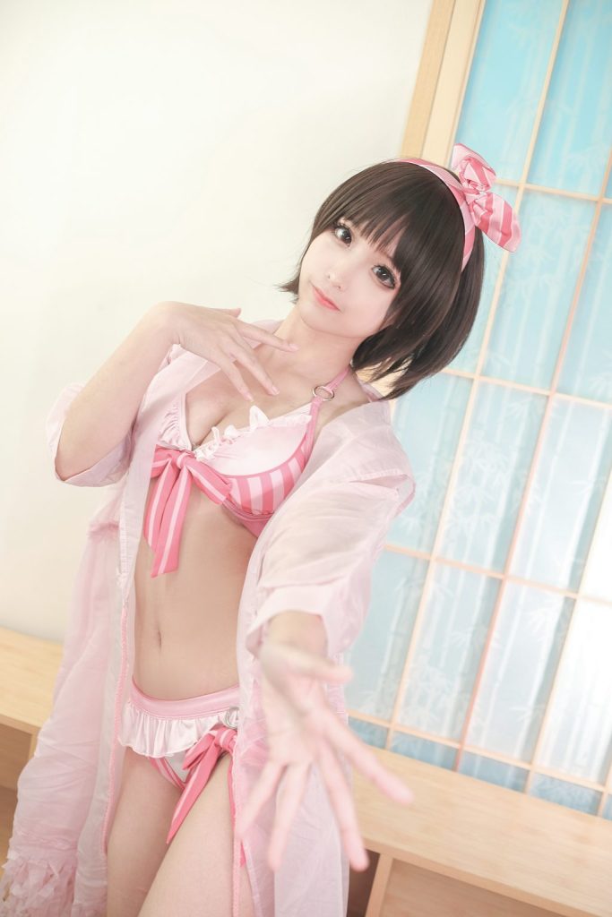 Coser@蠢沫沫 (chunmomo) Vol.020: 加藤惠泳装