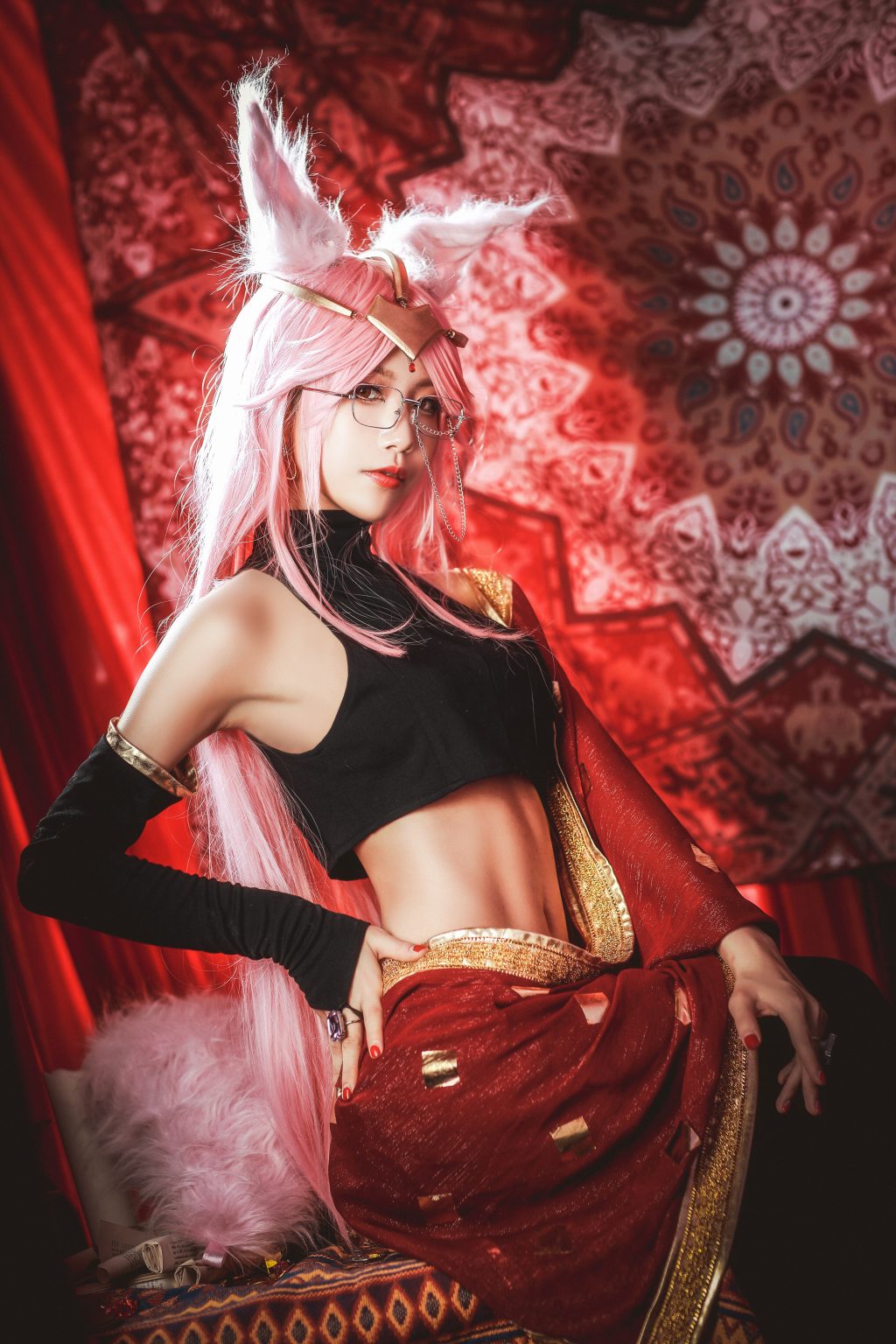 Watch sexy Coser@水淼Aqua Vol.018: 玉藻前 photos