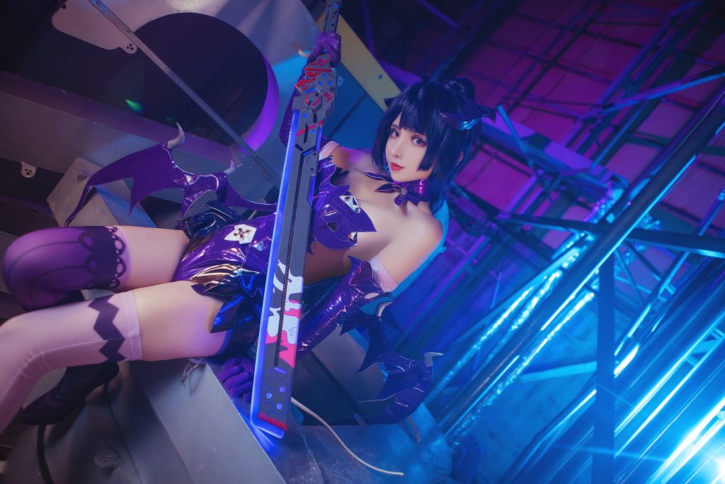 Watch sexy Coser@rioko凉凉子 Vol.012: 魅魔芽衣 photos