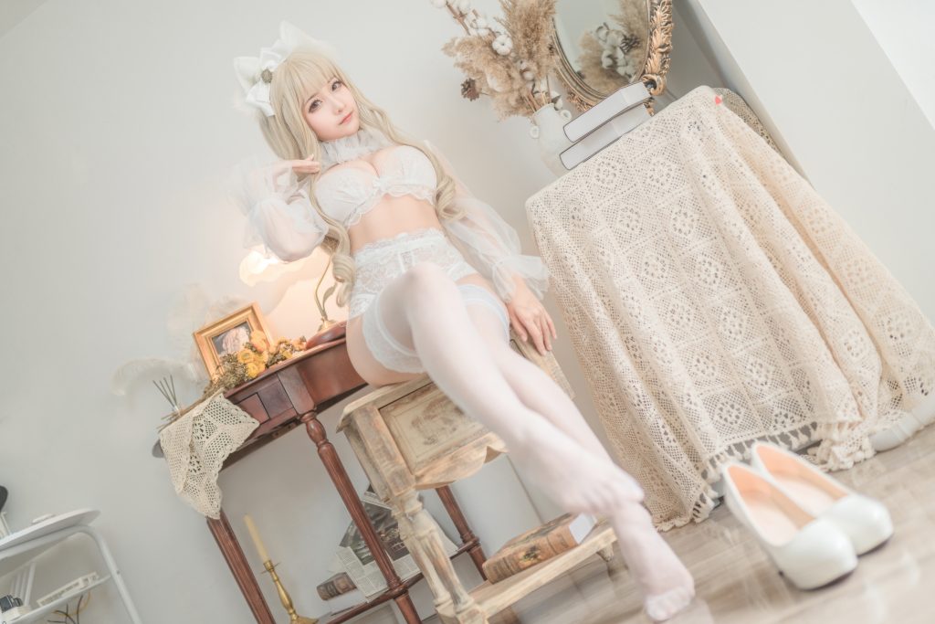 Watch sexy Coser@蠢沫沫 (chunmomo) Vol.058: 白猫 photos