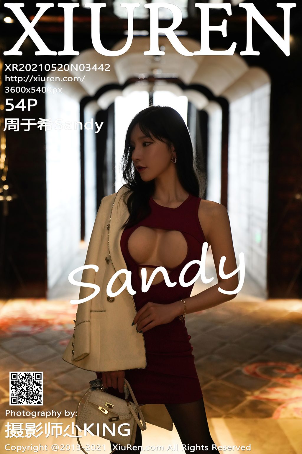 Watch sexy XIUREN No.3442: Zhou Yuxi (周于希Sandy) photos