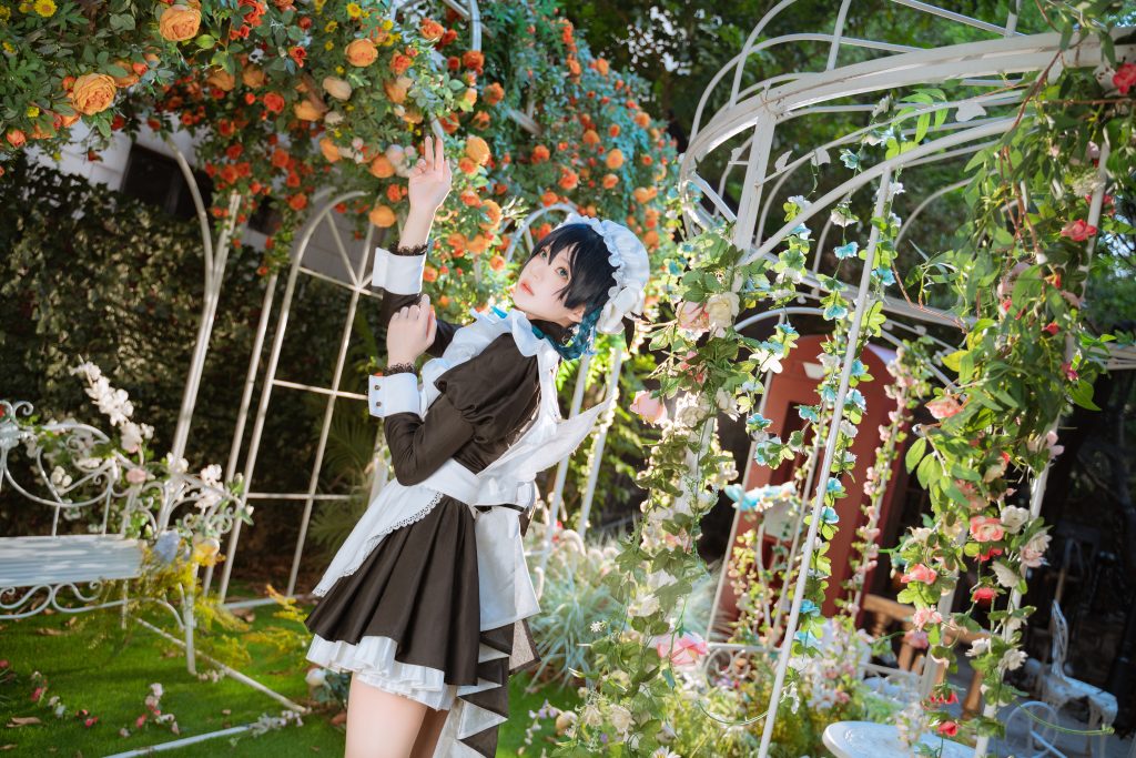 Watch sexy Coser@桜桃喵 Vol.141: 温迪女仆+花絮 photos