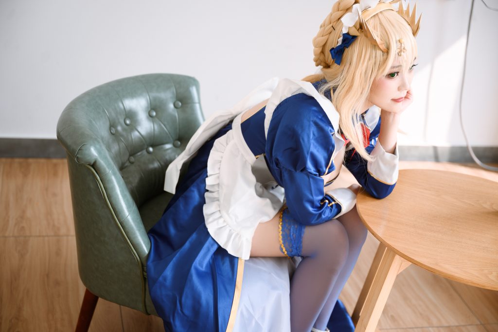 Watch sexy Coser@汪知子 Vol.003: 白枪呆 photos