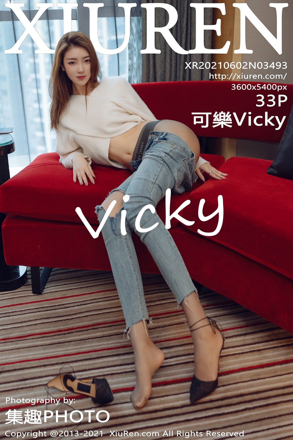 Watch sexy XIUREN No.3493: Ke Le Vicky (可樂Vicky) photos