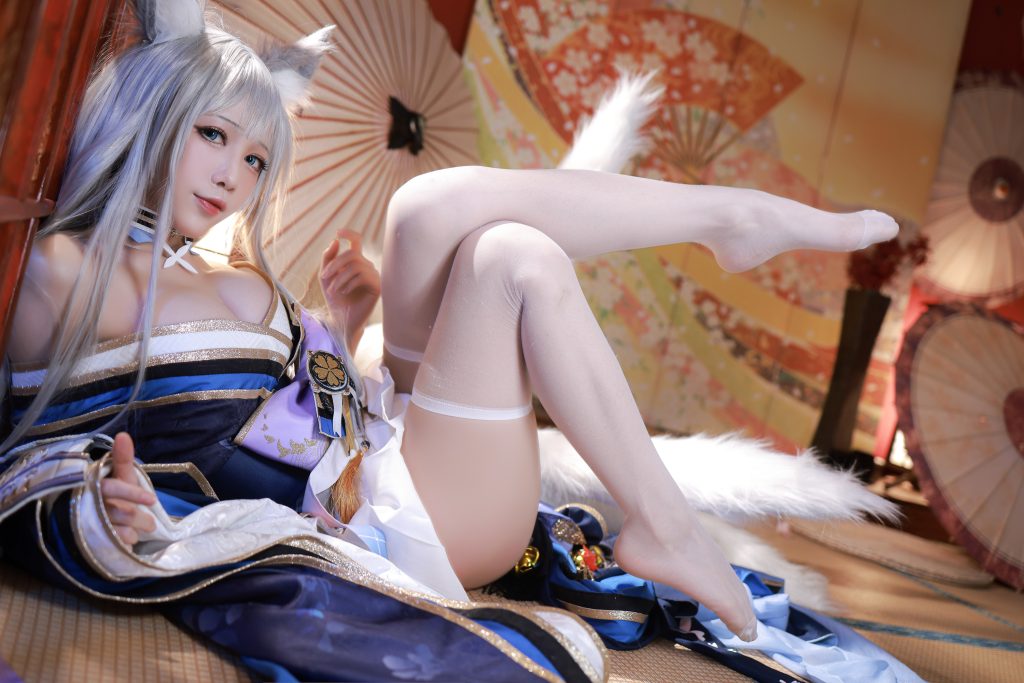 Watch sexy Coser@水淼Aqua Vol.085: 信浓和服 photos