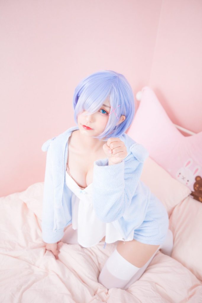 Coser@神楽坂真冬 Vol.005: 蕾姆 Milk by blue