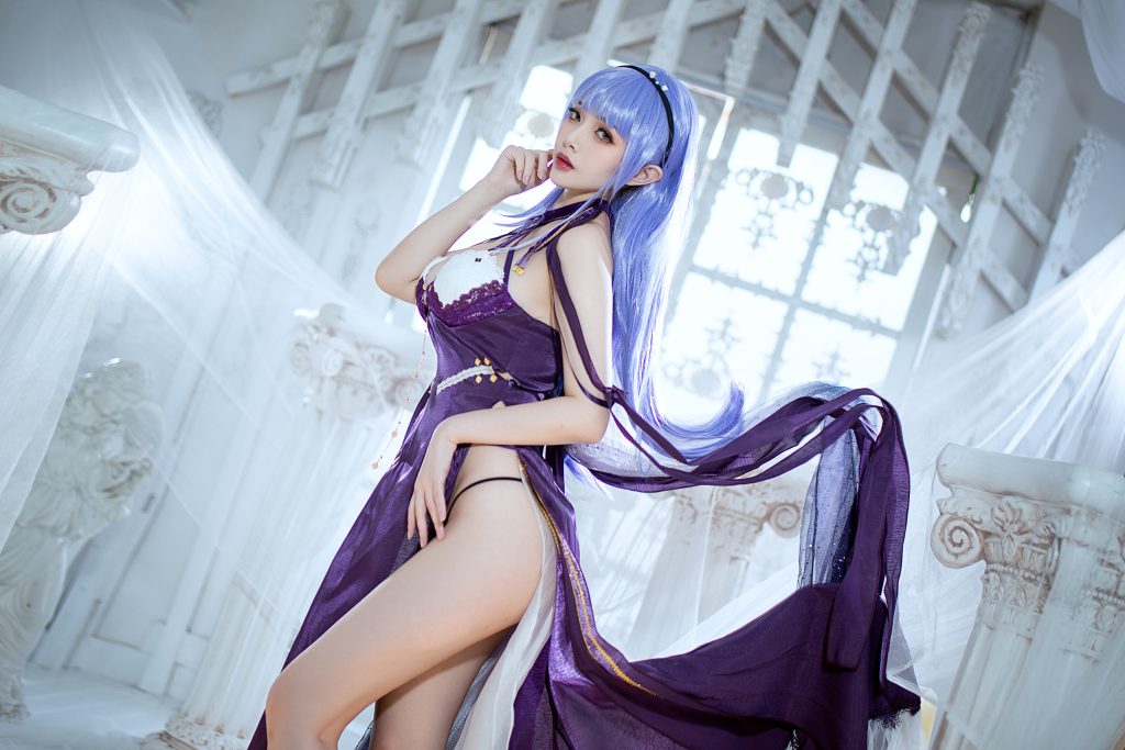 Watch sexy Coser@雯妹不讲道理 No.050: 2021年1月图包 photos