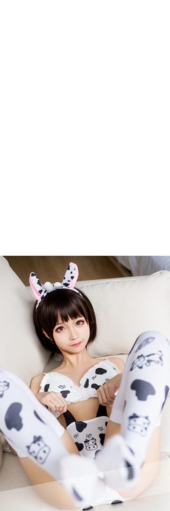 Coser@蠢沫沫 (chunmomo) Vol.068: 奶牛比基尼