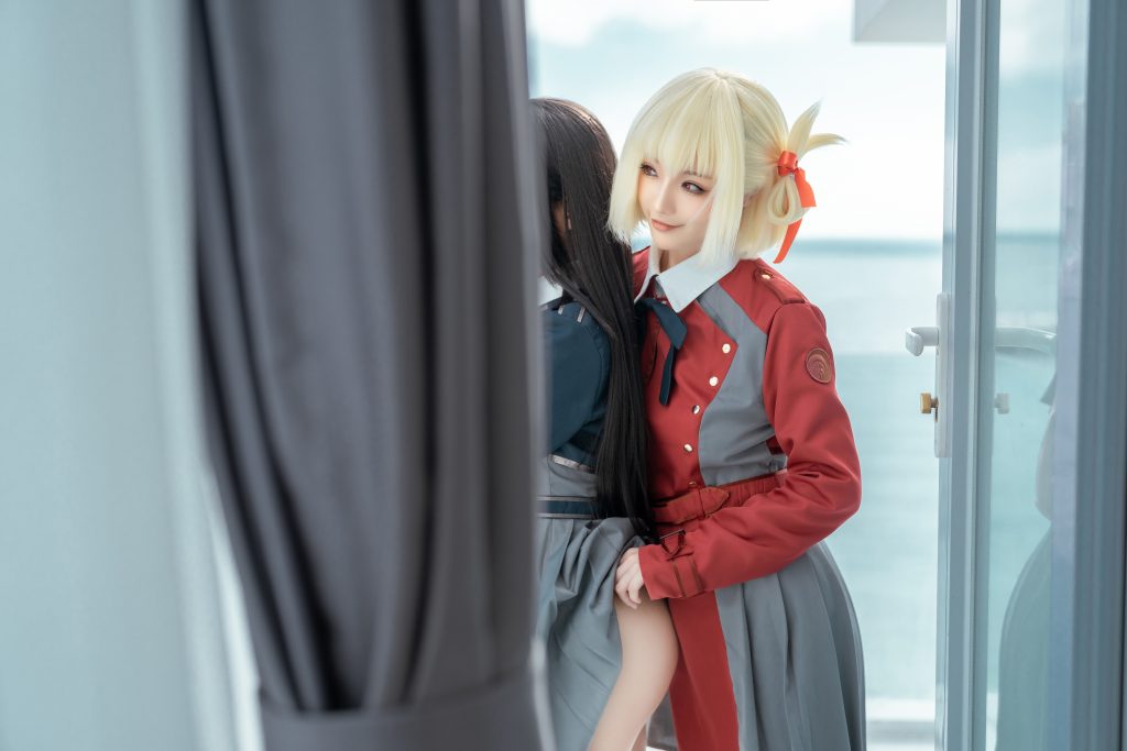 Watch sexy Coser@蠢沫沫 (chunmomo) x 桃良阿宅: 莉可莉丝 photos