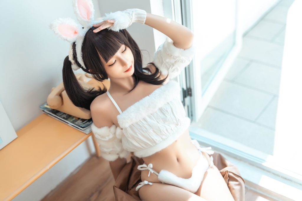 Watch sexy Coser@蠢沫沫 (chunmomo): 绵绵兔 (Mian Mian Rabbit) photos