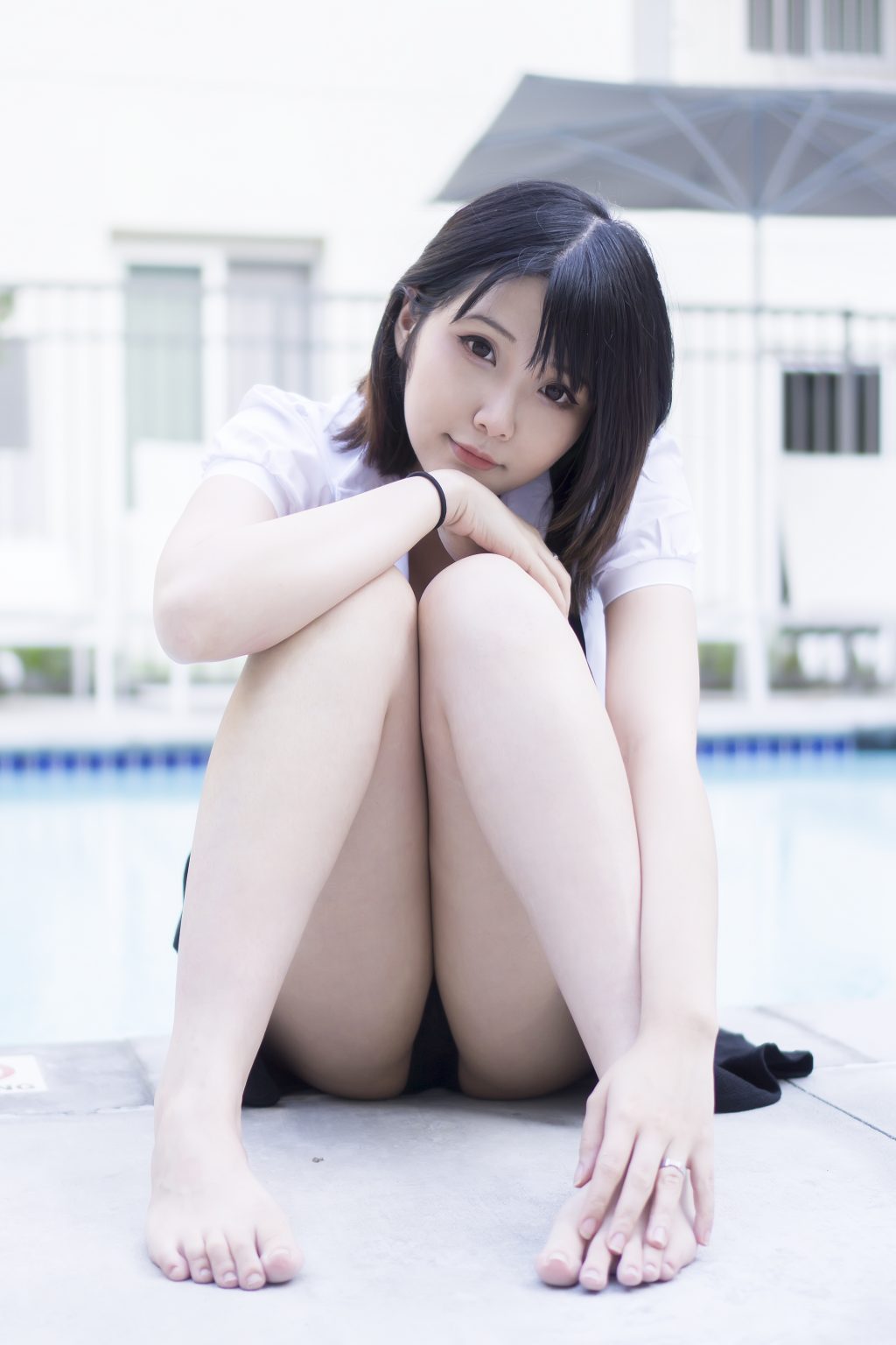 Watch sexy Coser@Hana Bunny: Wet Shirt Casual photos