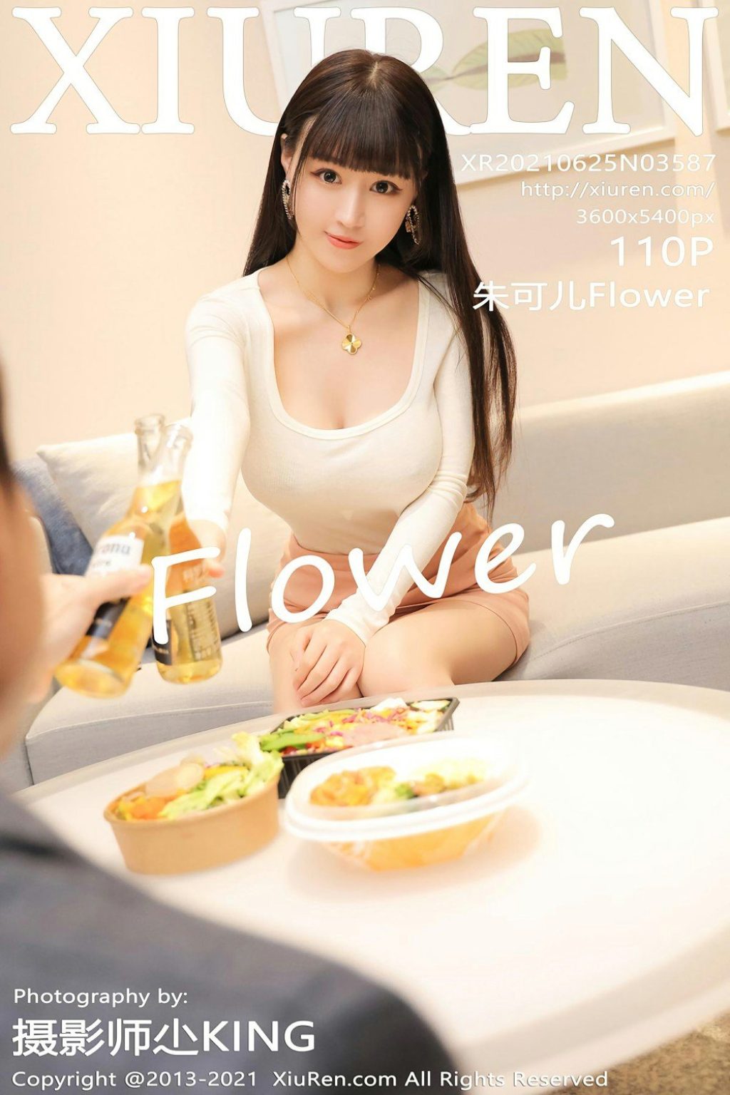 Watch sexy XIUREN No.3587: Zhu Ke Er (朱可儿Flower) photos