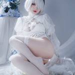 Coser@半半子: Automataヨルハ二号B型 白いドレス