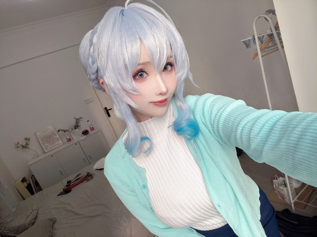 Watch sexy Coser@rioko凉凉子 Vol.100: 雪女 photos