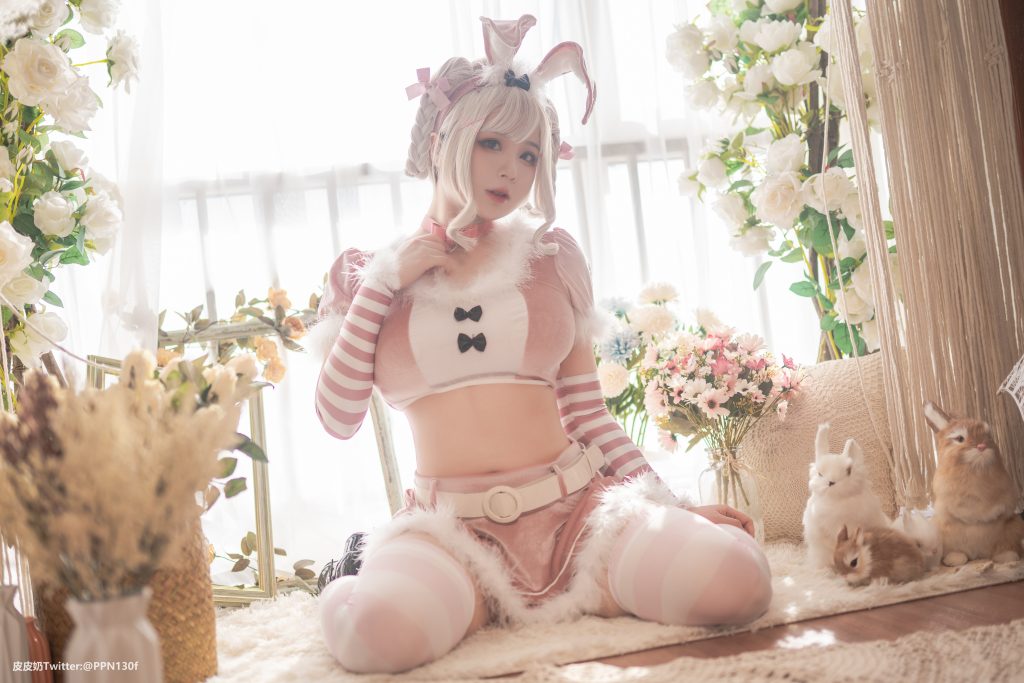 Coser@皮皮奶可可爱了啦: 粉色兔兔