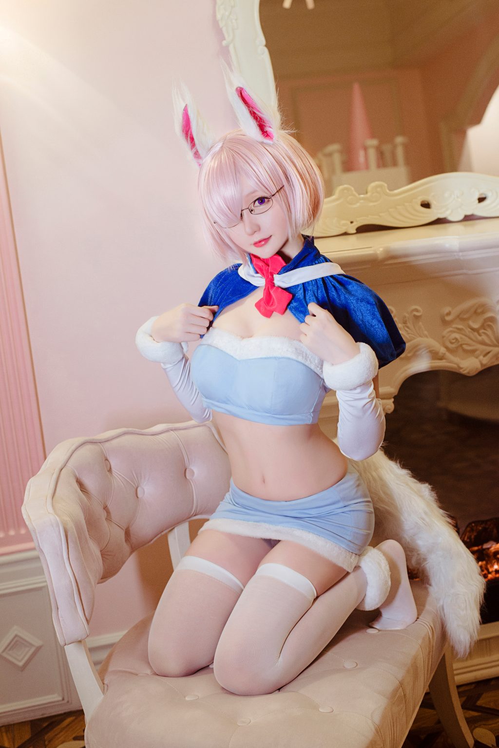 Watch sexy Coser@星之迟迟Hoshilily: 玛修芙芙 photos