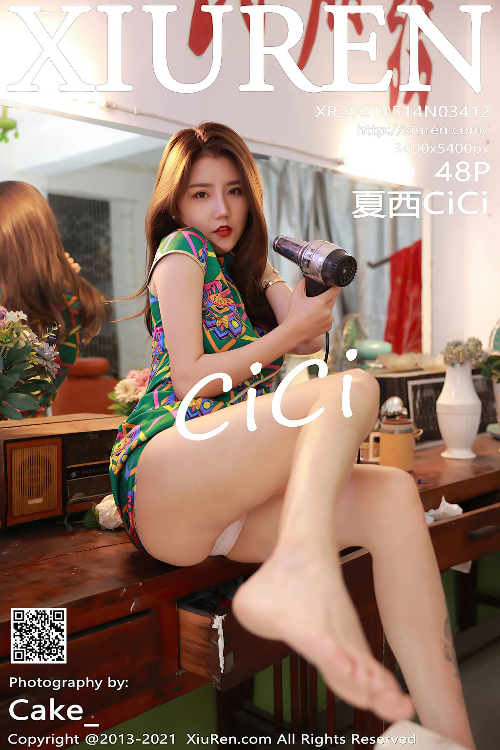 Watch sexy XIUREN No.3412: 夏西CiCi photos