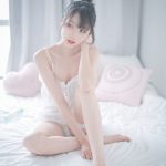 Coser@周叽是可爱兔兔 Vol.015: 白色睡衣