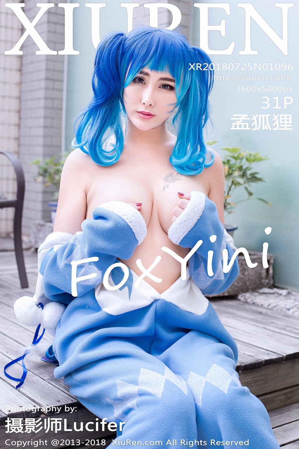 Watch sexy XIUREN No.1096: Người mẫu FoxYini (孟狐狸) photos