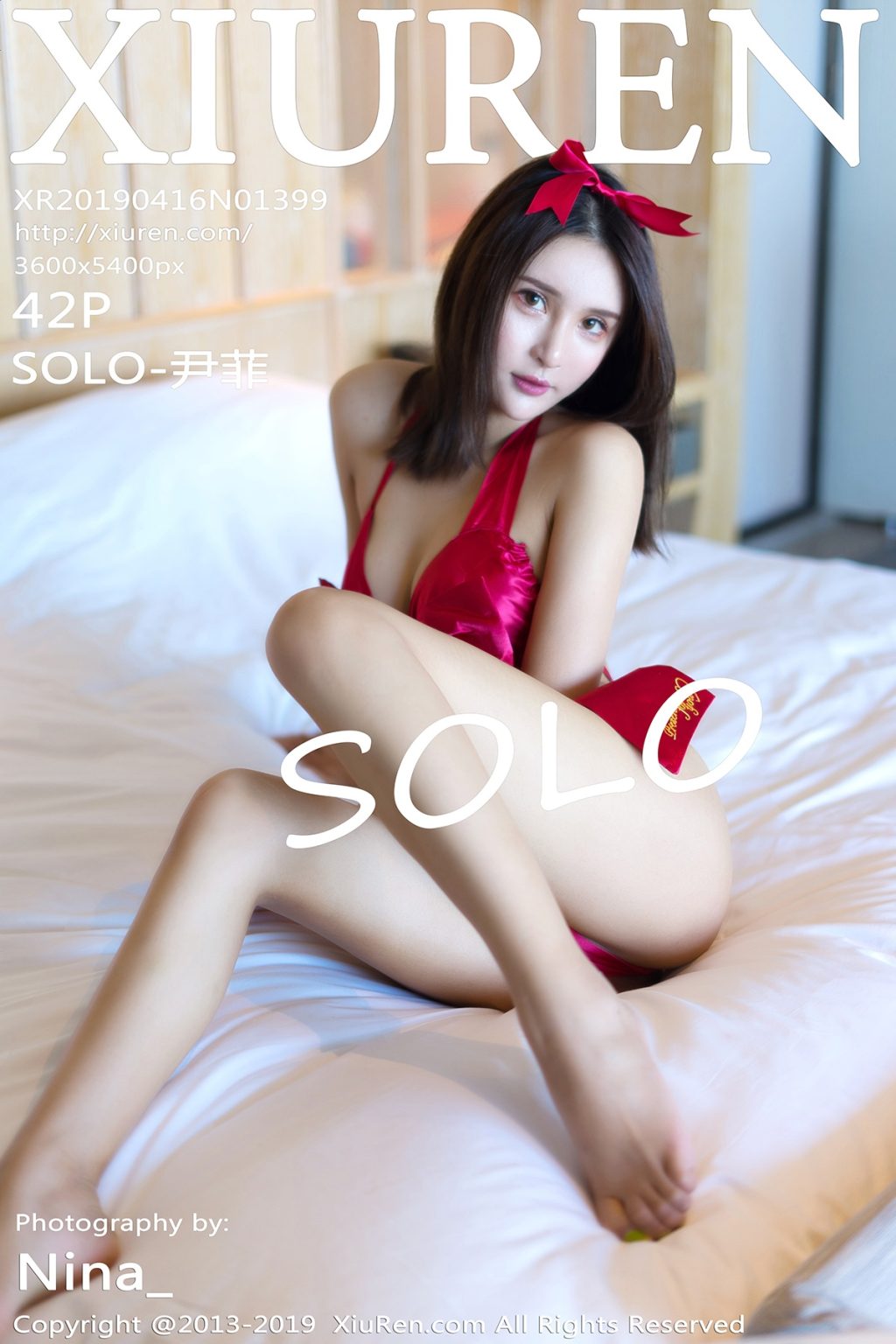 Watch sexy XIUREN No.1399: SOLO-尹菲 photos