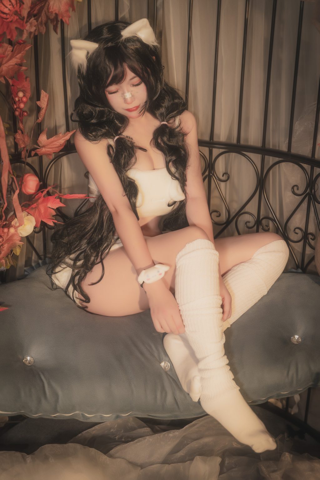 Watch sexy Coser@奇行家狗崽: 玉桂狗睡衣 photos