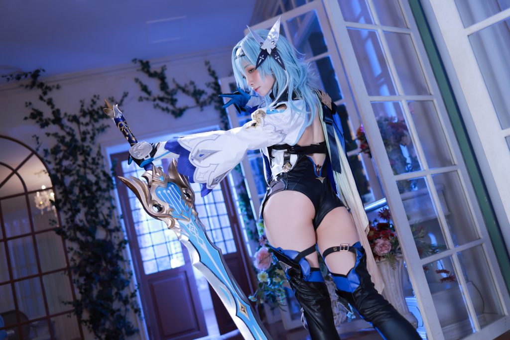 Watch sexy Coser@水淼aqua Vol.094: 原神 优菈 photos