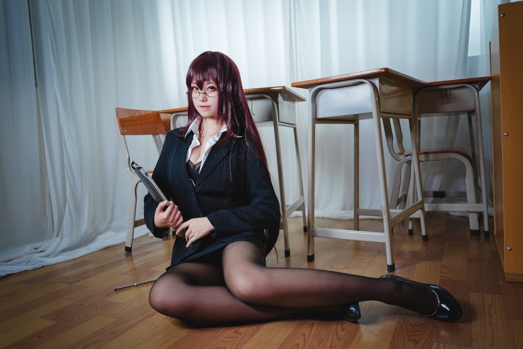 Watch sexy Coser@蜜汁猫裘 Vol.017 photos