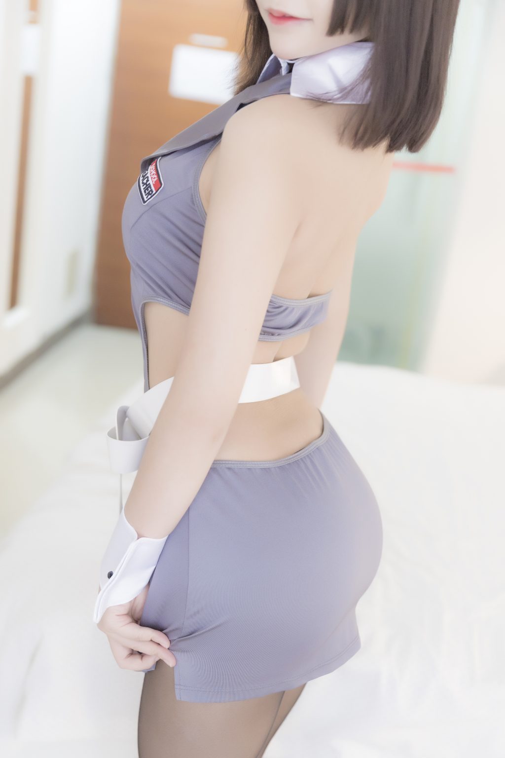 Watch sexy Coser@抱走莫子aa Vol.005: 黑丝 photos