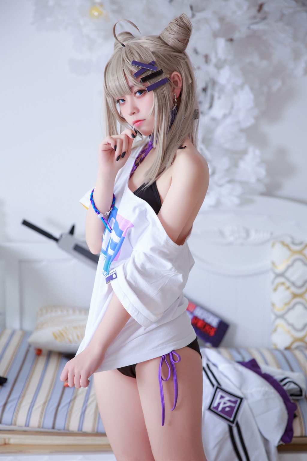 Watch sexy Coser@G44不会受伤 Vol.006: 少女前线AA-12 photos