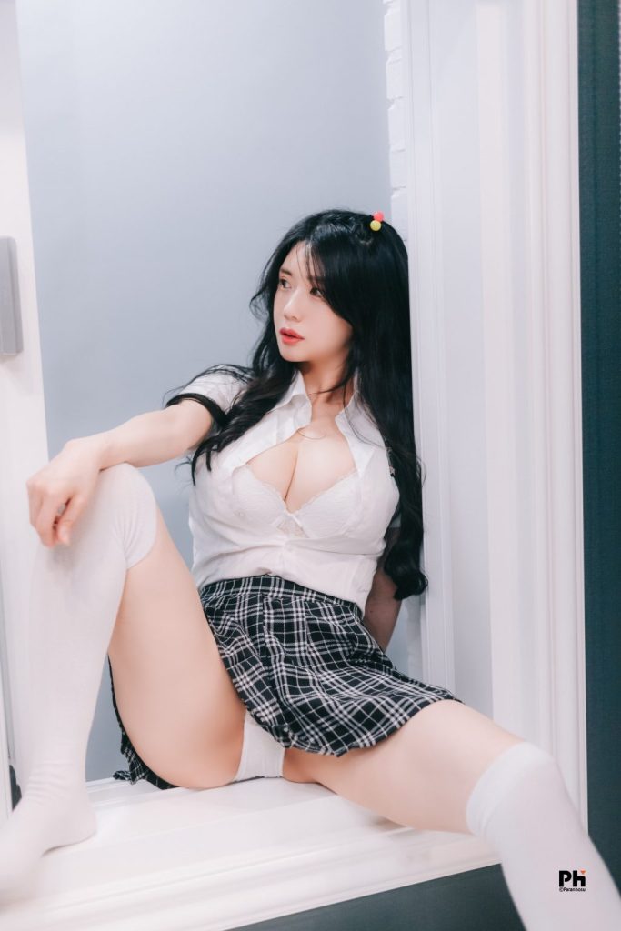 韩国美女sia – 学生装