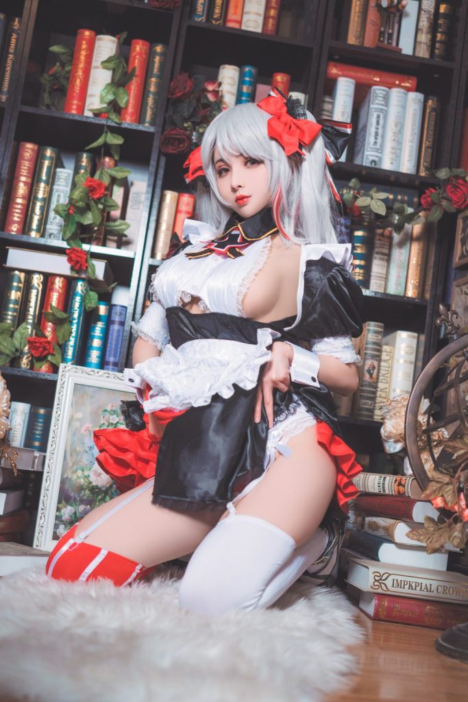 Coser@rioko凉凉子 Vol.034: 欧根女仆