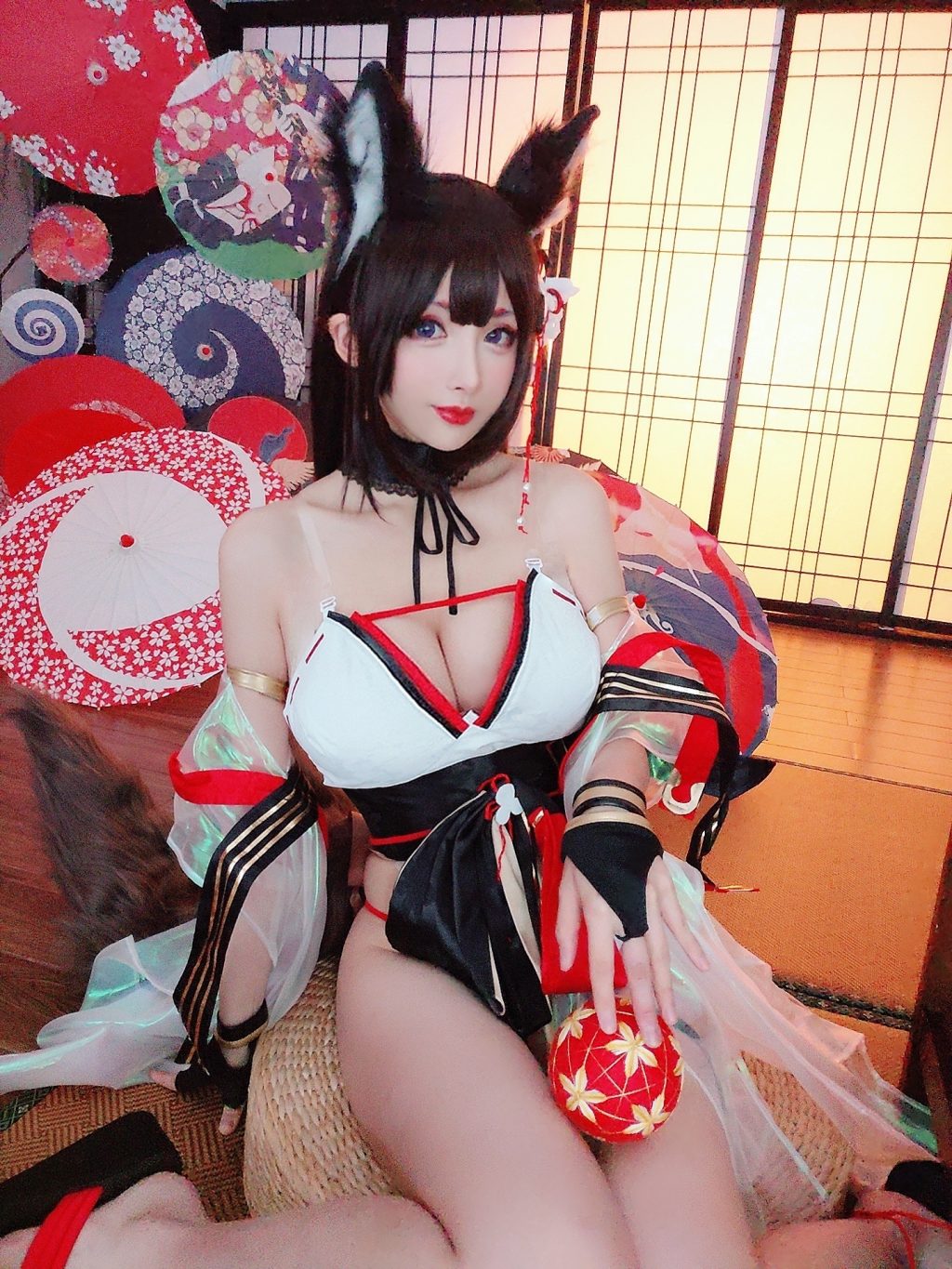 Watch sexy Coser@rioko凉凉子 Vol.058: 天城泳装 photos