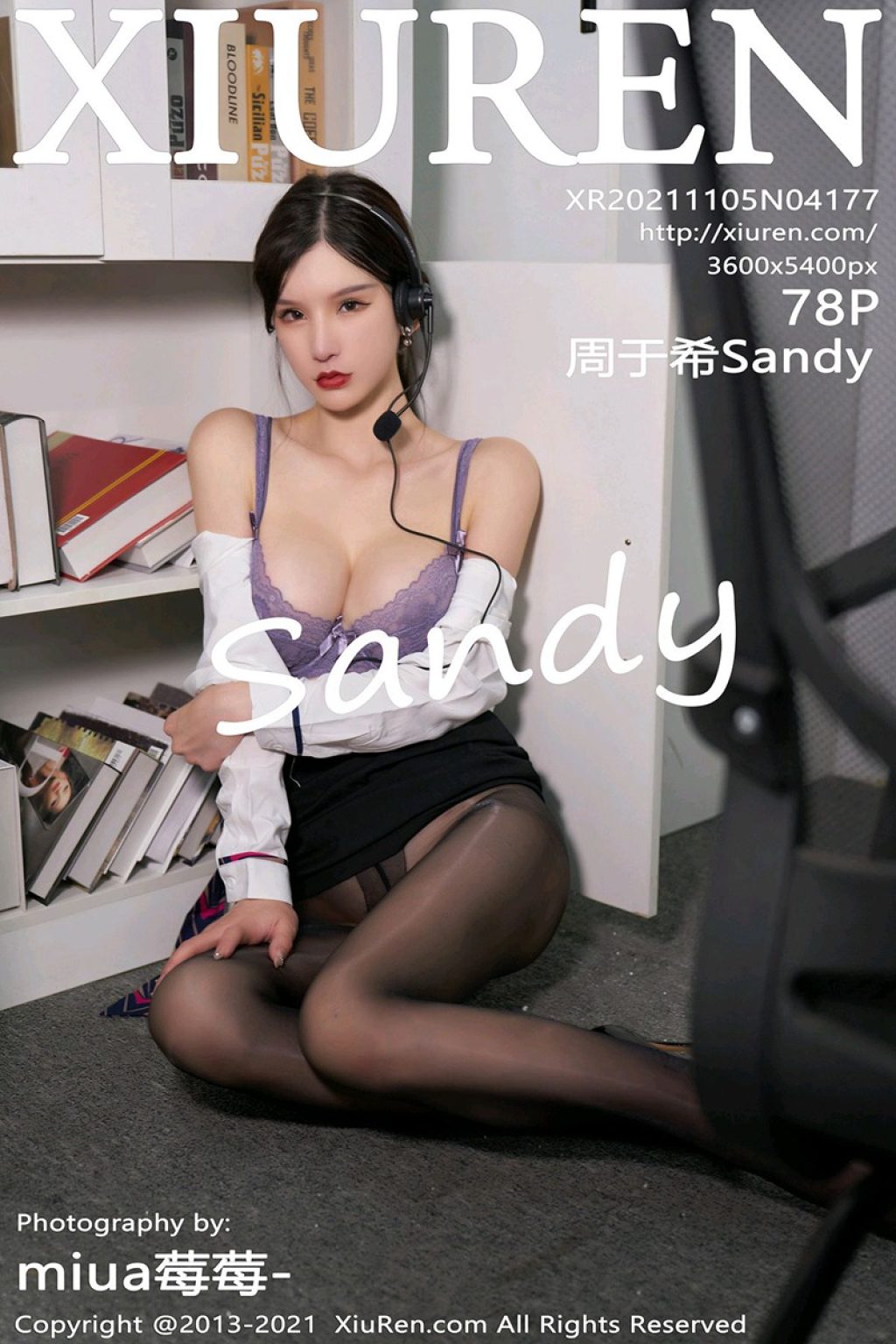 Watch sexy XIUREN No.4177: Zhou Yuxi (周于希Sandy) photos