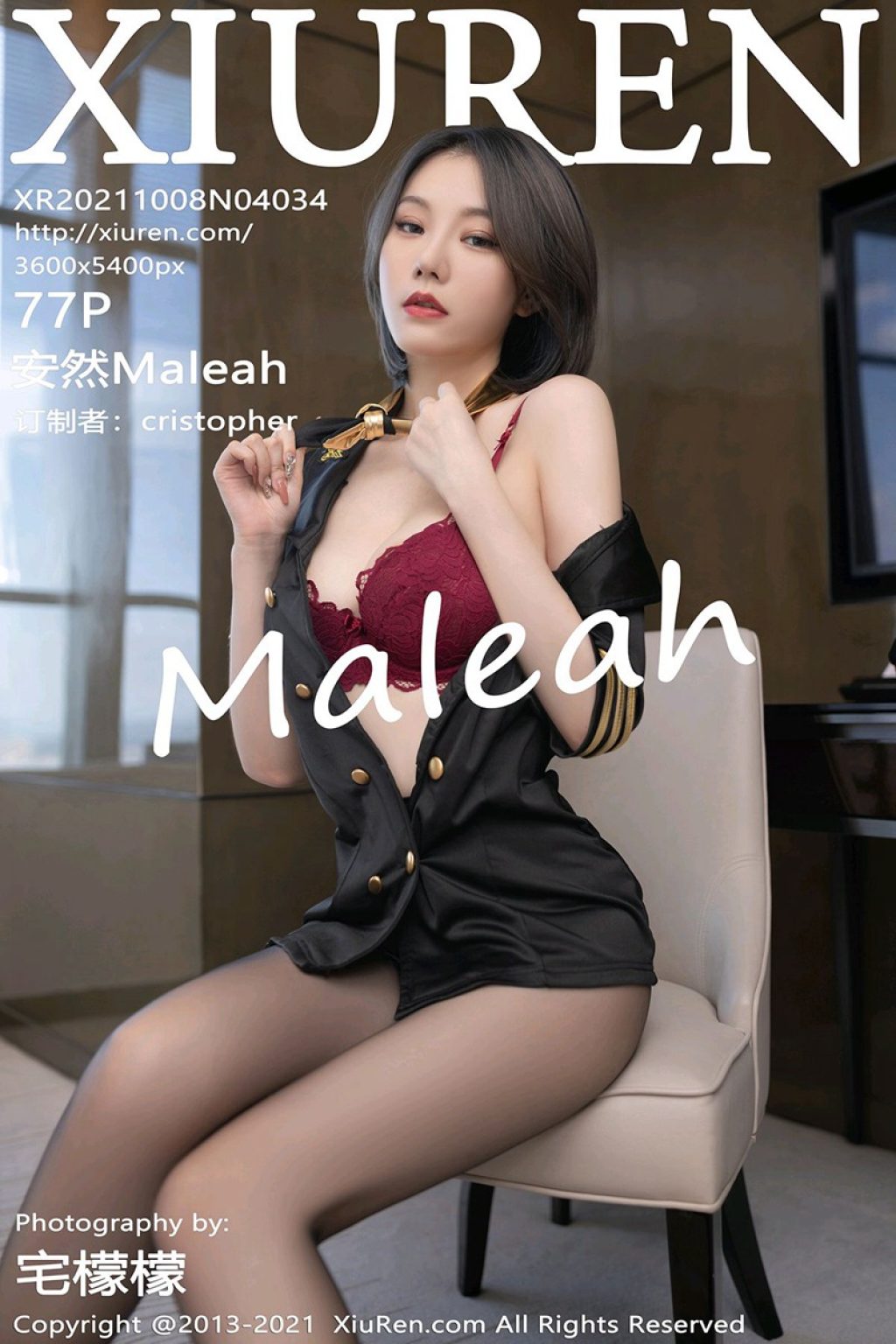 Watch sexy XIUREN No.4034: 安然Maleah photos