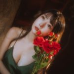 Coser@香草喵露露 No.046: 杨枝甘露 绿色连衣裙