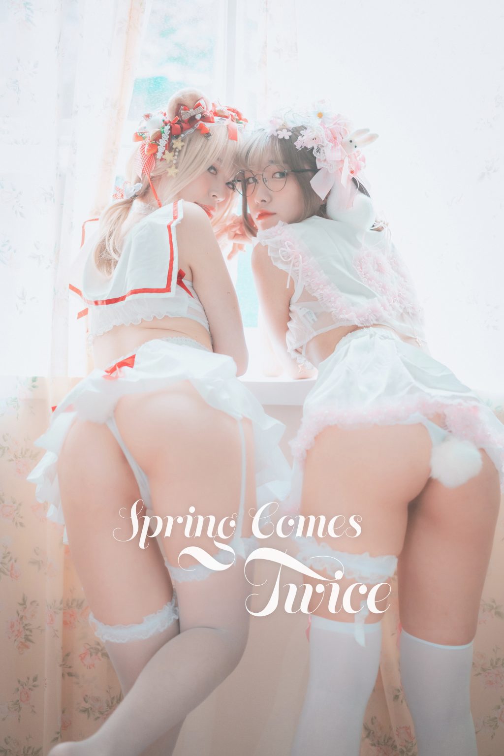 Watch sexy DJAWA Photo – Mozzi (모찌) & Sonson (손손): “Spring Comes Twice” photos