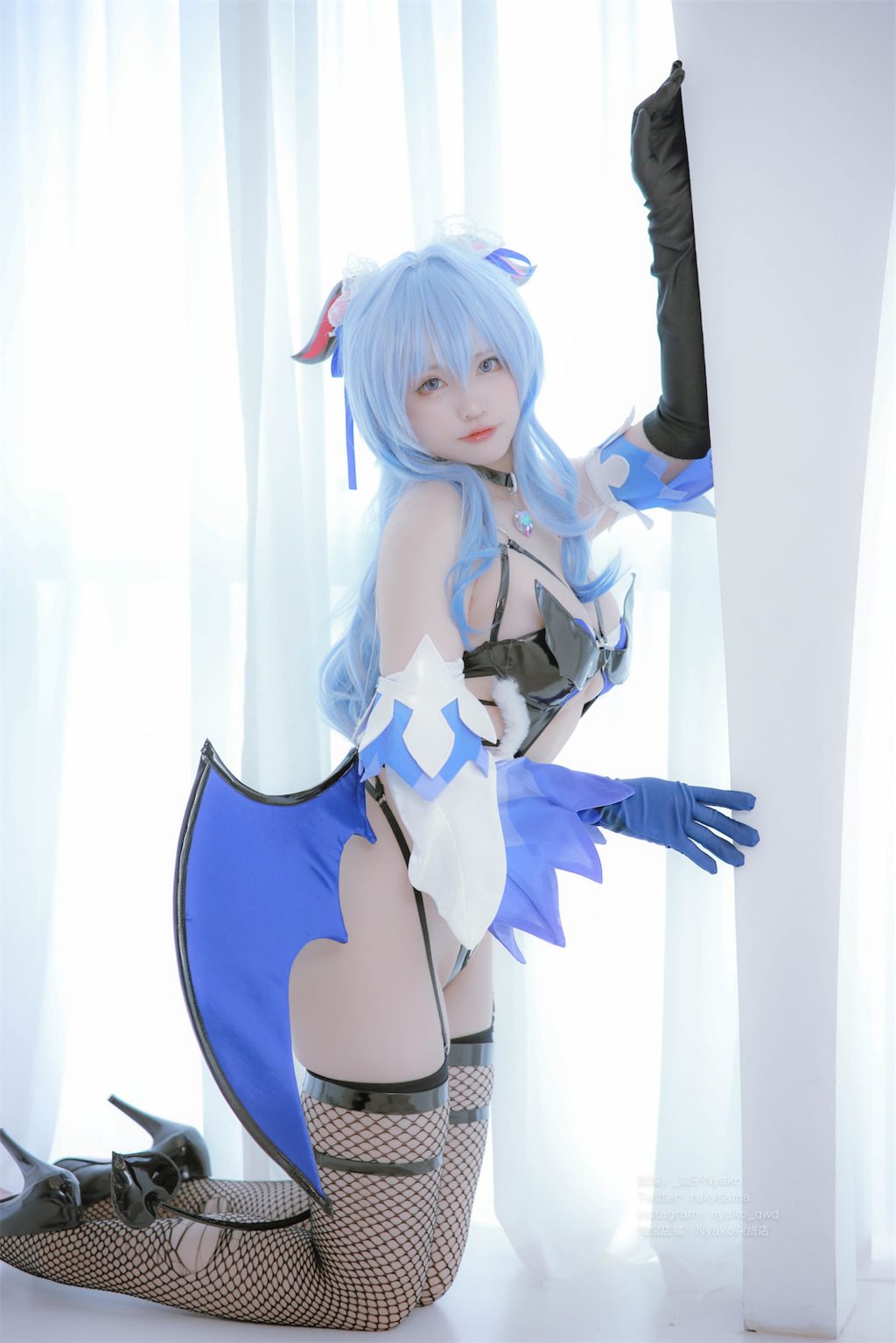 Watch sexy Coser@Nyako喵子: 原神 甘雨魅魔 photos