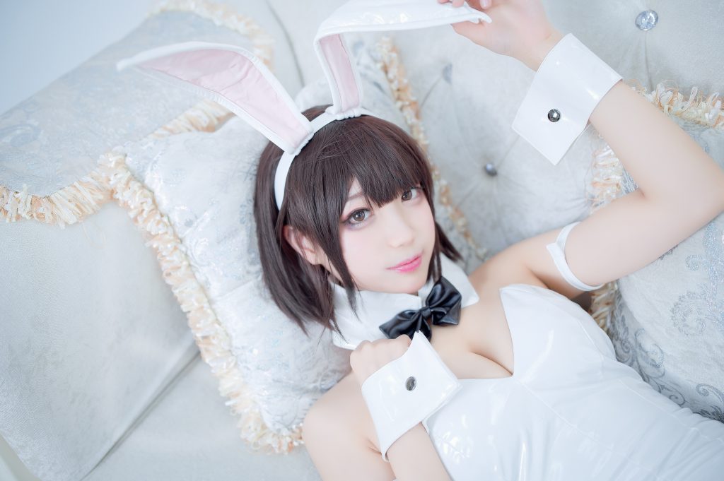 Watch sexy Coser@周叽是可爱兔兔 Vol.023: 加藤惠兔女郎 photos