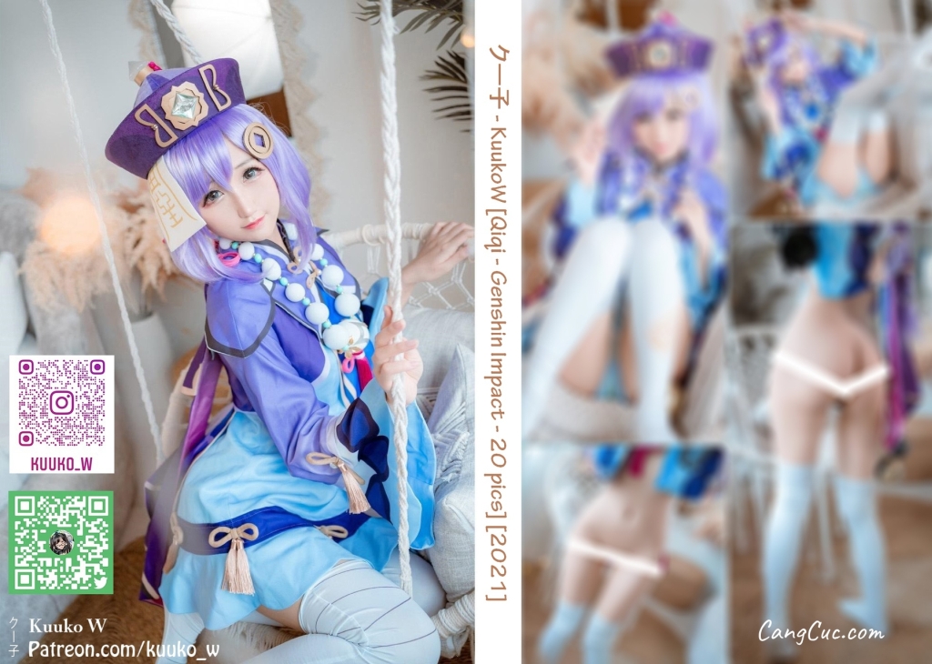 Watch sexy Coser@KuukoW No.068 QiQi photos