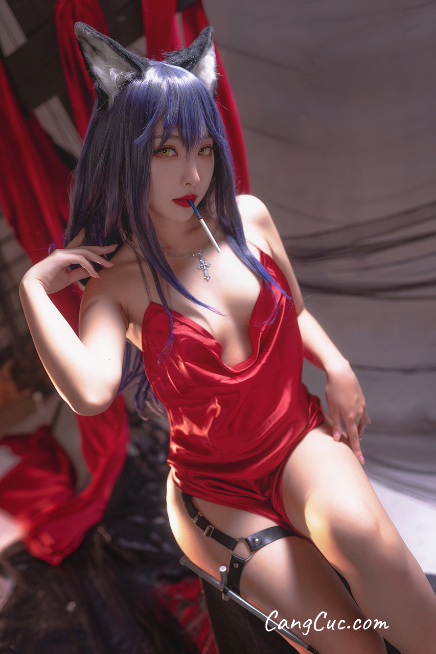 Watch sexy Coser@宮本桜 – 德克萨斯同人礼服 photos