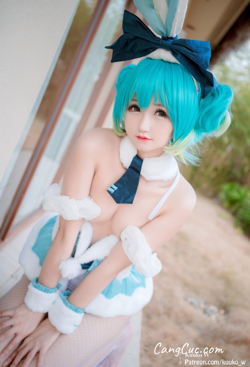 Watch sexy Coser@KuukoW No.053 Miku Bunny photos