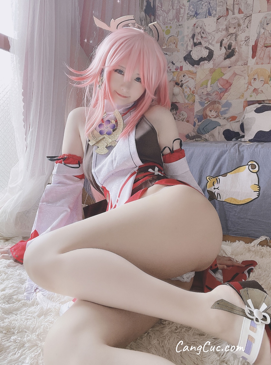 Watch sexy Coser@习呆呆 – 八重神子 photos