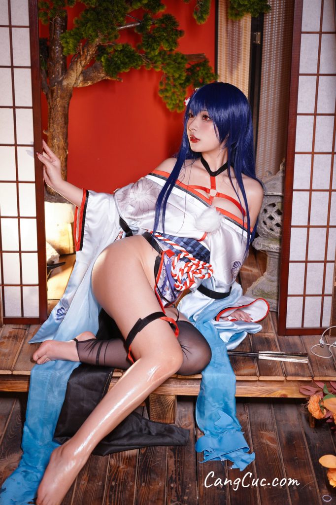 Coser@yuuhui玉汇 No.028  Erophone Re 真子-和服抹油