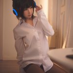 Coser@Money冷冷 No.033 白蕾丝长裙