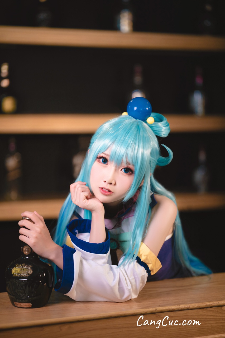 Watch sexy Coser@面饼仙儿 No.031 阿克亚 photos